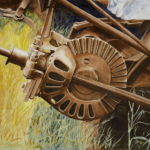 International Harvester Binder in the Grass