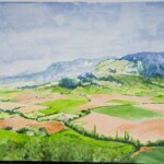 View from the Ruins of Puivert Castle